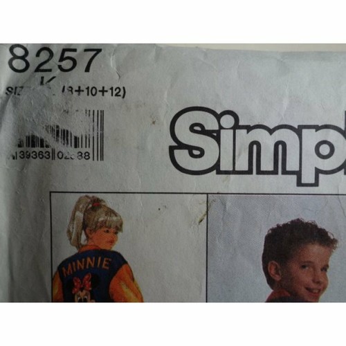 Simplicity Walt Disney Sewing Pattern 8257 Walt Disney UNCUT! Size US: K 8+10+12 - Picture 4 of 7