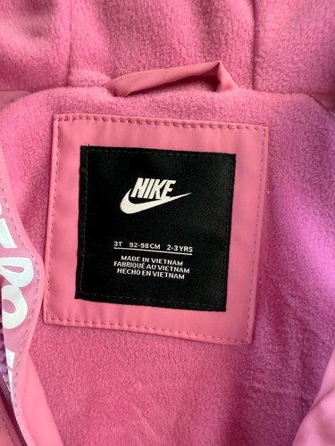 Nike Magic Flamingo Pink Lined Rain Coat Youth Size 3T New - Picture 8 of 8