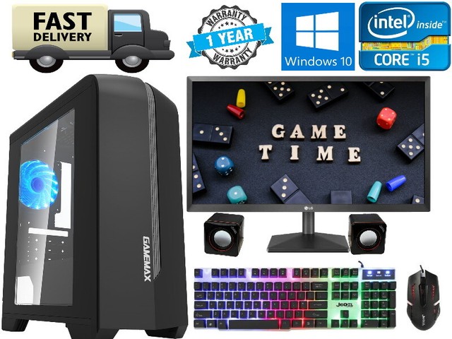 FAST Computer Bundle Core i5 8GB 240SSD GT710 WIN 10 FAST Computer Bundle Core i5 8GB 240SSD GT710 WIN 10
