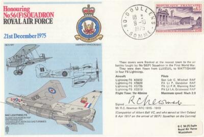 RAF Museum RAF (38) - No 56 (F) Squadron - signiert R C Newman