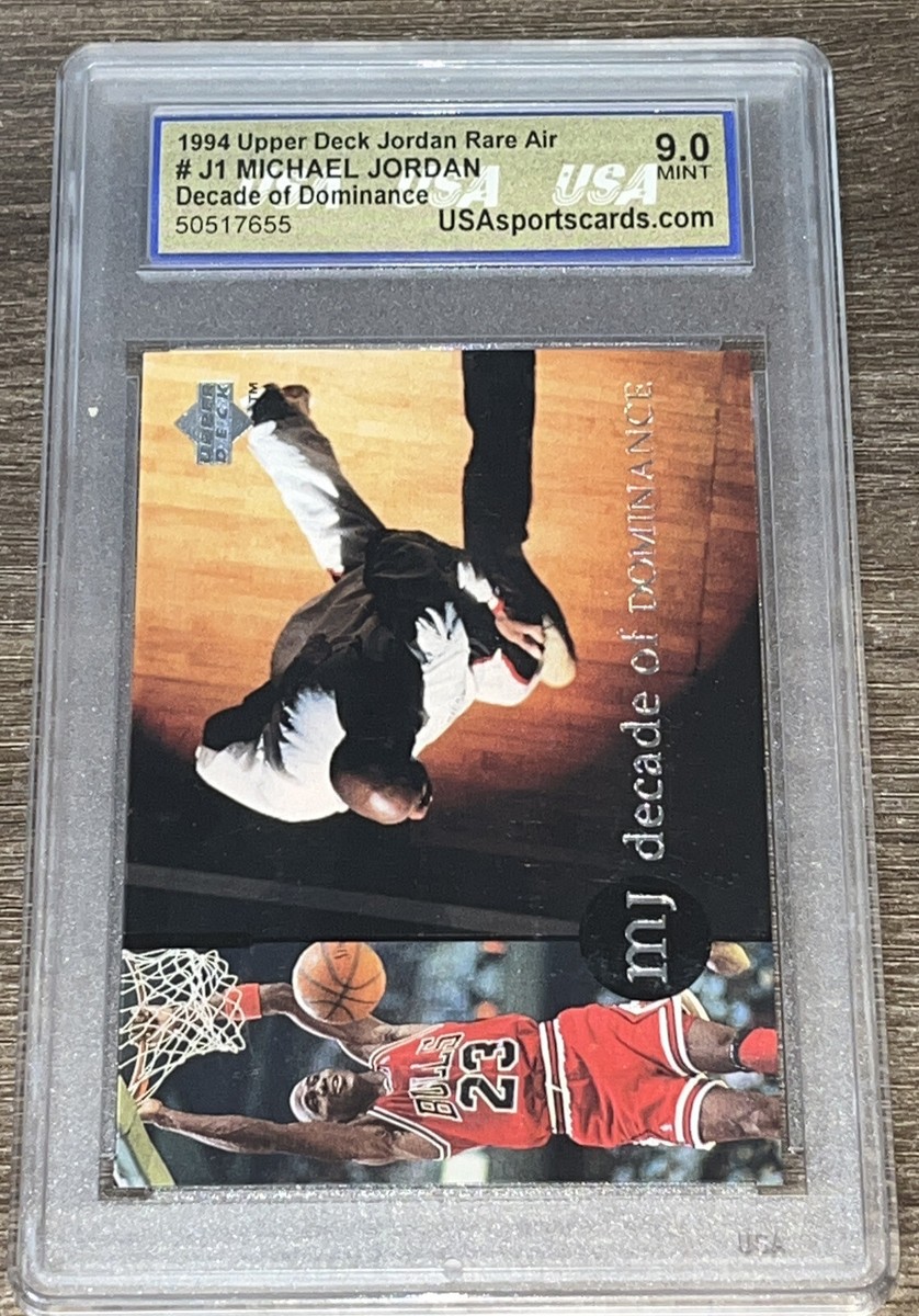 MICHAEL JORDAN 1994 UPPER DECK JORDAN RARE AIR #J1 DECADE OF