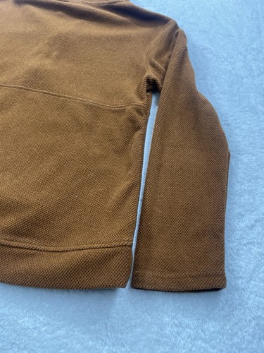 Avalanche Womens Pullover Burnt Orange Sweatshirt Size Medium Quarter Zip - Picture 11 of 11