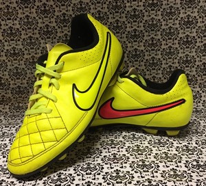 nike tiempo yellow