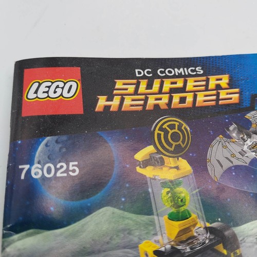 LEGO 76025 DC Comics Super Heroes Lanterna Verde solo libro manuale di istruzioni - Foto 2 di 4