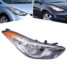 Headlights Right Side Head Light lamp For 2011 2012 2013 Hyundai Elantra Sedan