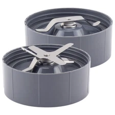 Extractor Blade and Flat Milling Blade for NutriBullet NB-101B NB-101S NB-201