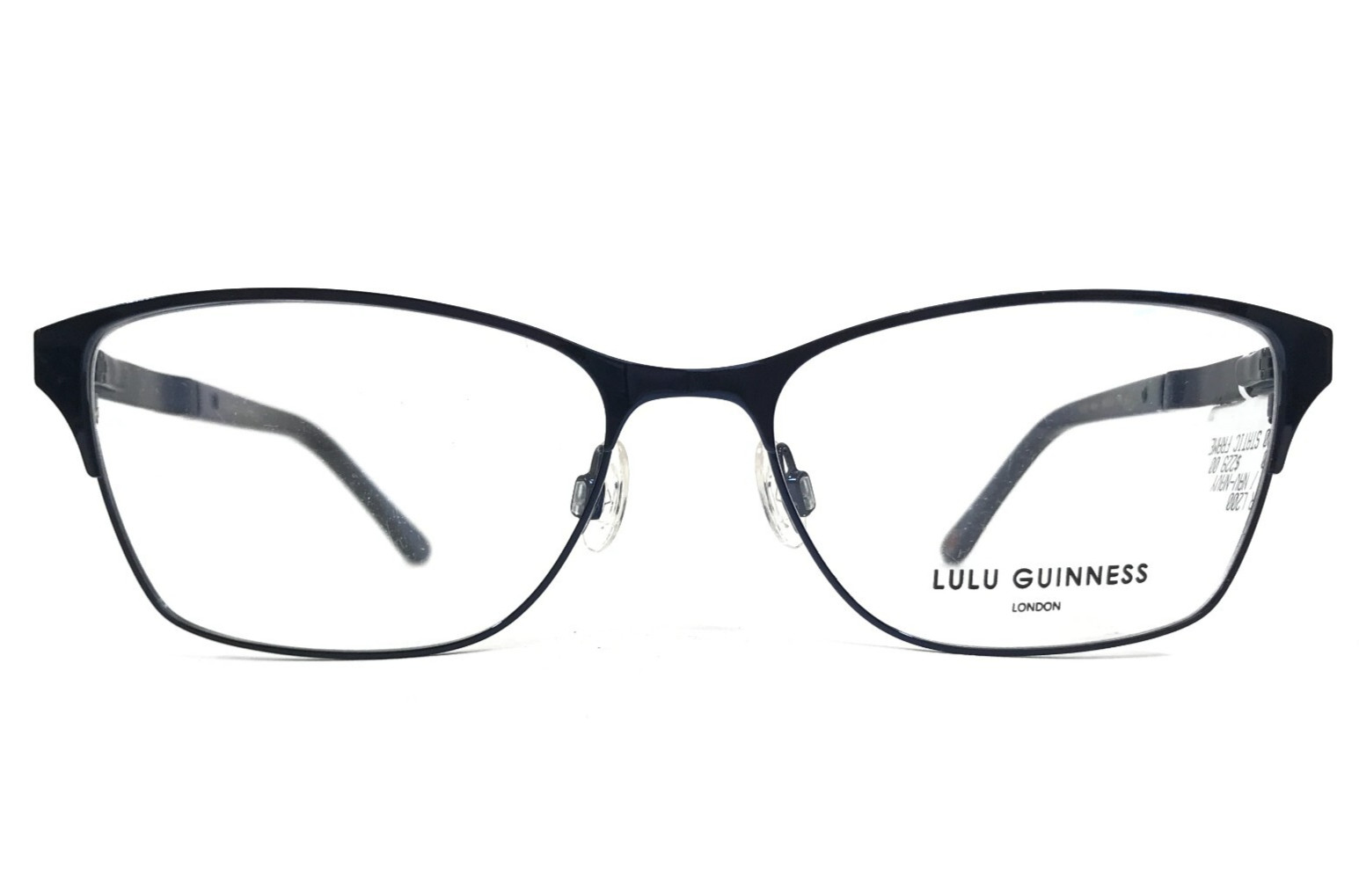 Оправа для очков Lulu Guinness L200 NAV Темно-синий золотой Кошачий глаз с полной оправой 56-16-135