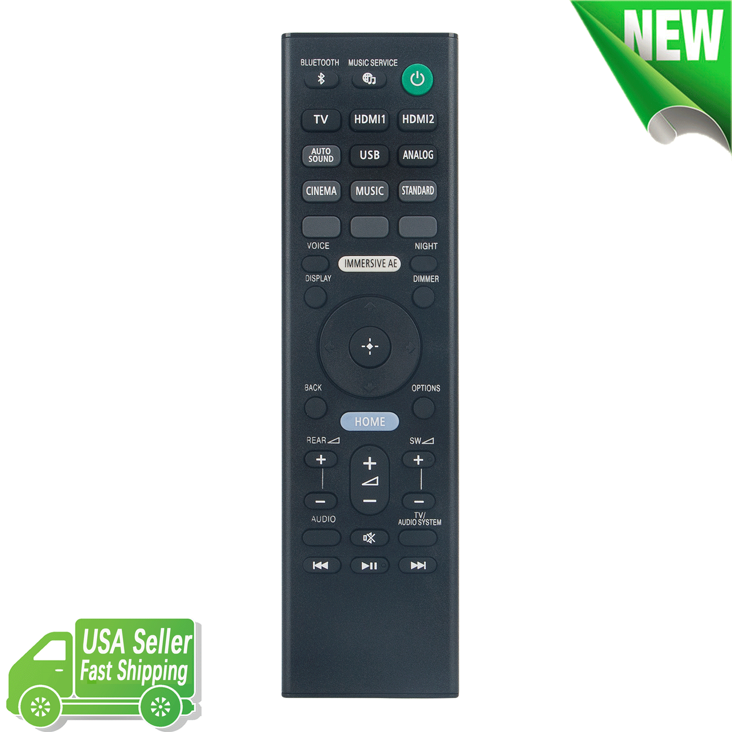 New RMT-AH509U Remote Control  Replacement for Sony Sound bar HT-A7000 HTA7000
