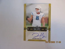 JAIVON HEILIGH BENGELS FREE AGENT 2022 LEAF DRAFT ROOKIE AUTOGRAPH CARD #BA-JH1