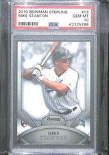 2010 Bowman Sterling Rookie #17 Mike Stanton PSA 10