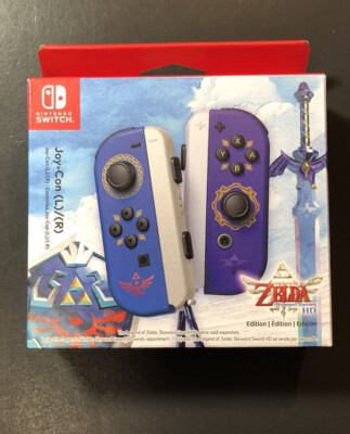 Nintendo Switch Joy-Con Set [ The Legend of Zelda Skyward Sword HD Edition ] NEW