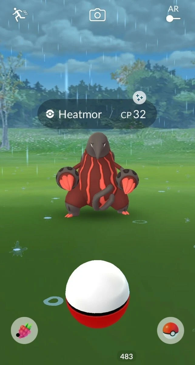 Shiny Heatmor Pokemon Go