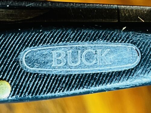 Vintage 1988 Buck USA 303 Cadet Knife Saw Cut Delrin - Picture 3 of 18