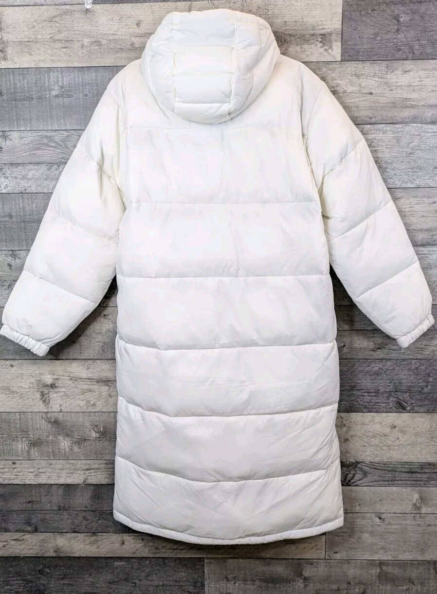 Dickies Alatna Puffer Jacket Womens Large Off White Longline Water Resistant  thumbnail 21