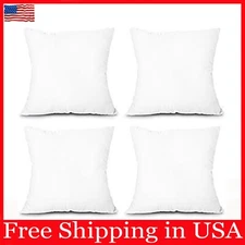 18x18 Pillow Inserts Throw Pillow Inserts Set of 4 18 x 18 Inches Pillow  
