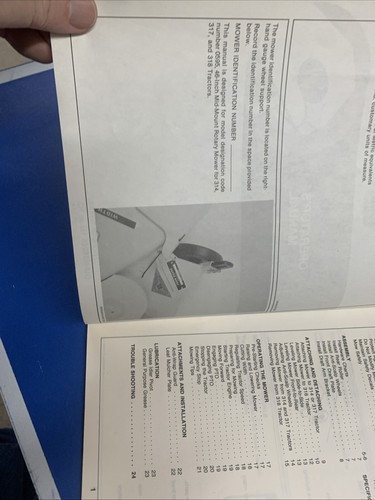 John Deere 46in Mid Mt. Rotary Mower(314,317,&318) Operator Manual OM-M85265 - Picture 11 of 11