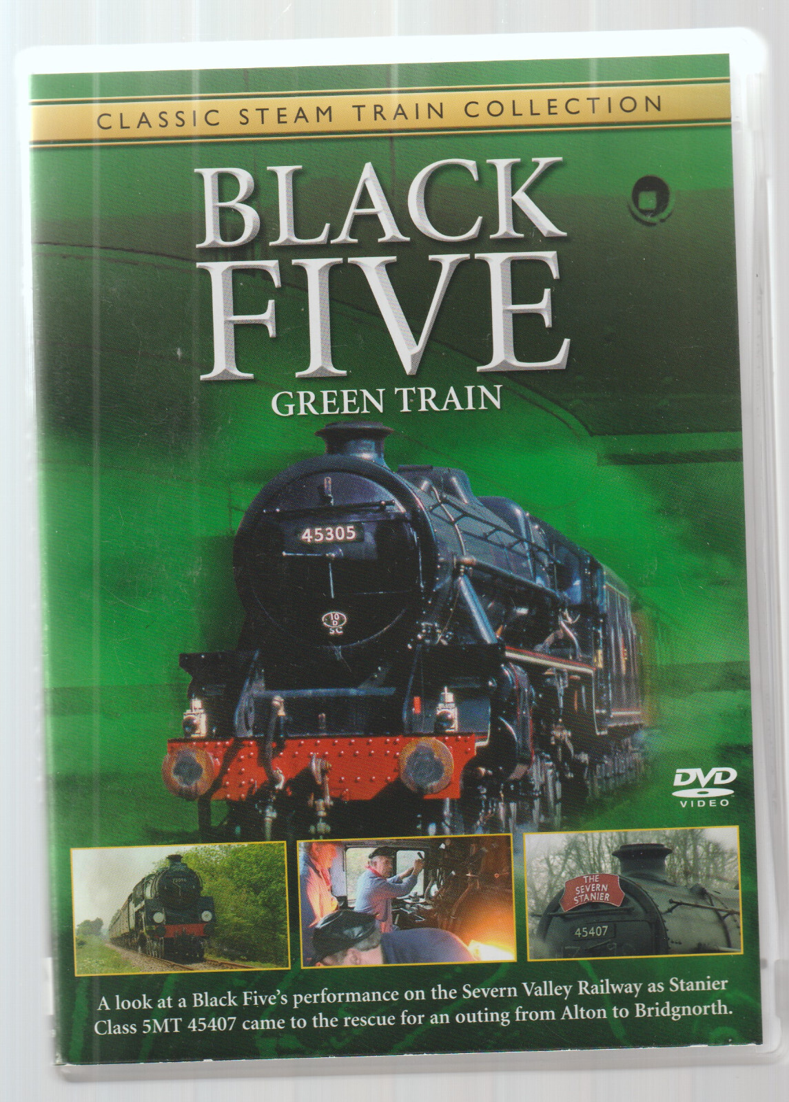 Classic Steam Train Collection ~ Black Five Green Train  (DVD) Railway DVD