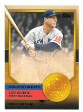 2012 Topps Baseball Golden Greats #5 Lou Gehrig (Yankees)