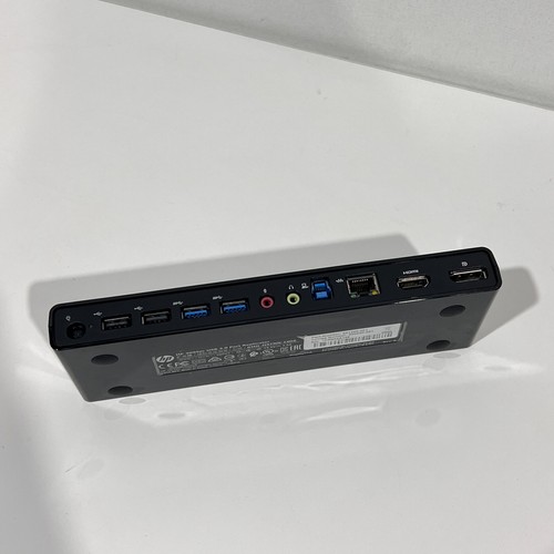 Station d'accueil réplicateur de ports USB 3.0 HP 3005pr avec adaptateur secteur 681280-001 - Photo 8/9