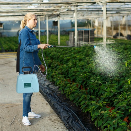 Rechargeable Electric Garden Plant Sprayer 1.32Gal Battery Powered Weed Sprayer - Picture 21 of 23