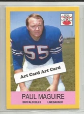 Paul Maguire Buffalo Bills  2022 Football Art Card