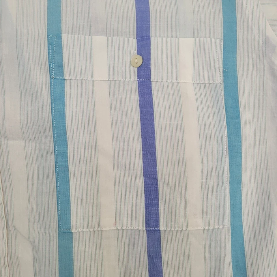 Camisa abotonada vintage colores de Alexander-Julian M/L 21x30 algodón poli Foto 3 de 4