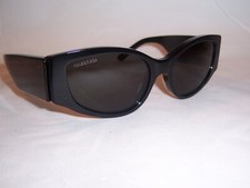 NEW BALENCIAGA SUNGLASSES BB 0258S 001 BLACK/GRAY 58MM AUTHENTIC 0258