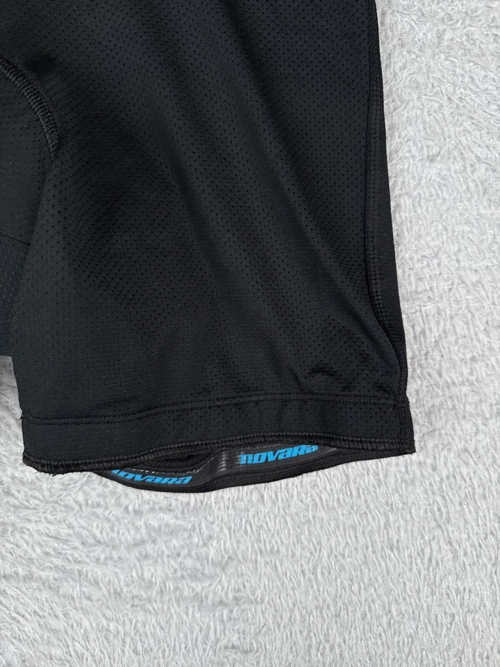 Pantalones Cortos de Ciclismo Novara Adultos Medianos Negros Forro Nylon Mezcla Spandex Acolchados LEER Foto 2 de 4