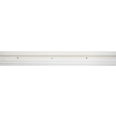 Taco Metals Boat Rub Rail V21-9667 | 2 1/2 x 1 3/8 Rigid White (8 FT)