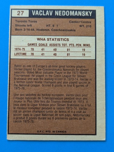 1975-76 O-Pee-Chee WHA Hockey - U-Pick - Picture 56 of 318
