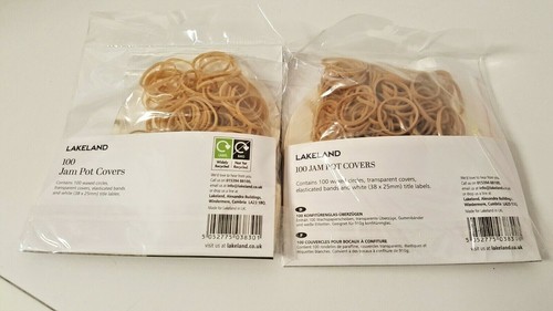 Jam Jar Sealing Kit Lakeland Kitchecraft Easybake Jam Pot Covers Labels Gift - Picture 4 of 17