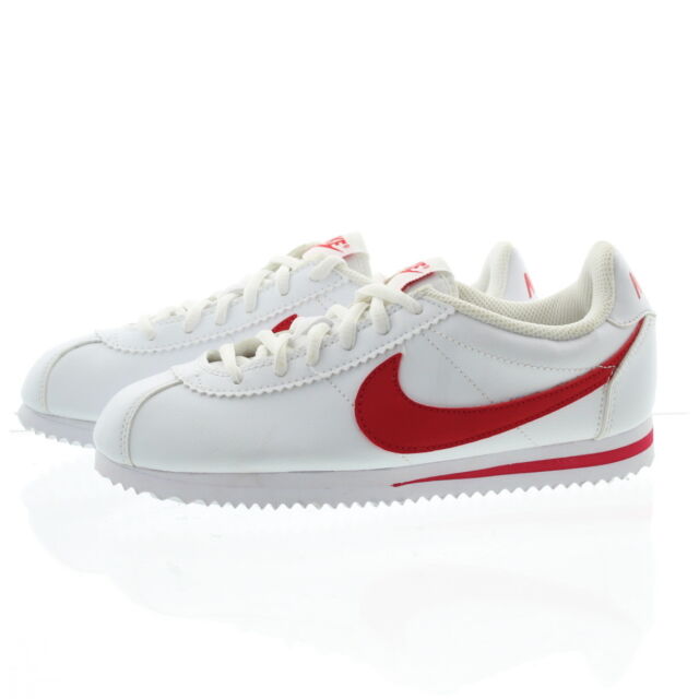 nike red and white cortez