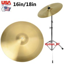 US Professional Copper 16" /18" Thin Crash Cymbal for Drum Percussion Instrument