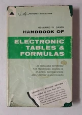 Howard W. Sams HANDBOOK OF ELECTRONIC TABLES & FORMULAS  HCDJ  2nd Ed  FCC Chart