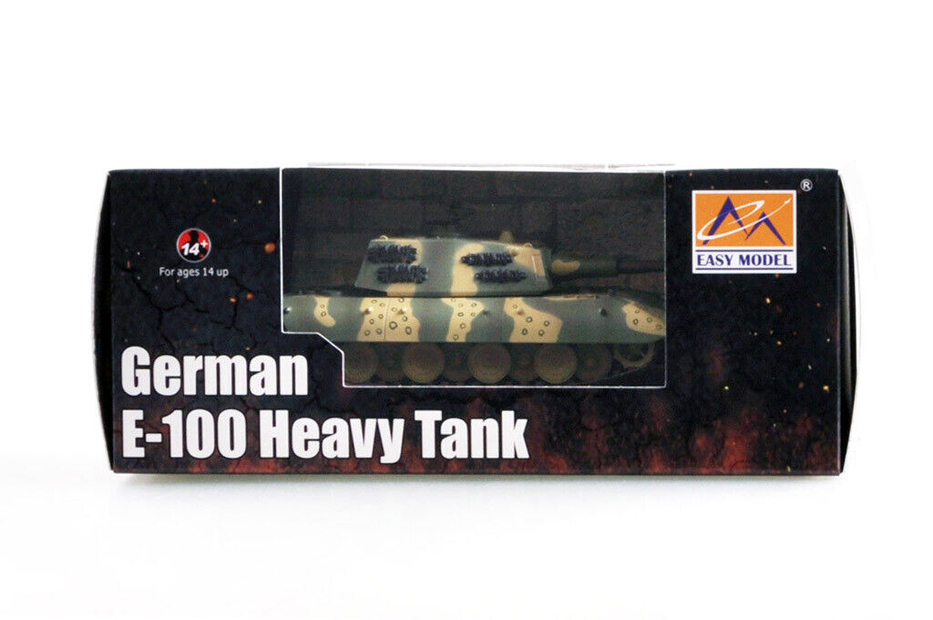 Easy Model 1/72 German E-100 Heavy Tank Plastic Finished Model #35119