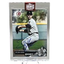 2023 Archives Signature Series Dylan Cease Auto BD-136 hard signed buyback