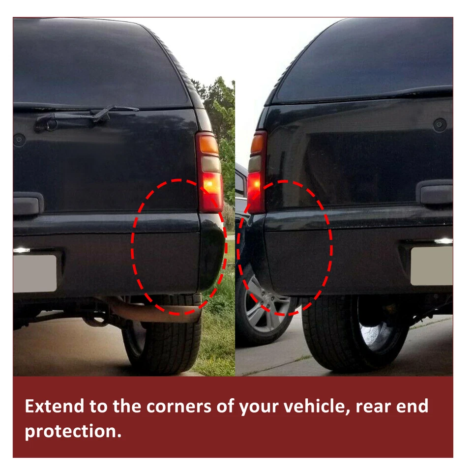 For 00-06 CHEVY TAHOE SUBURBAN GMC Rear Roll pan Rollpan bumper w/Light & Screws - Image 4 of 4