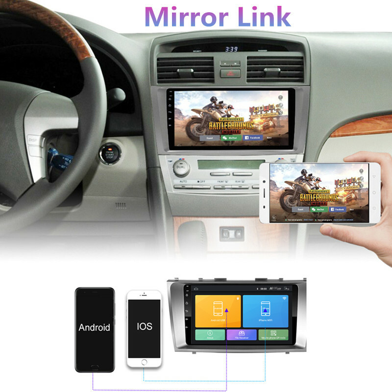 9in Android 9.0 Car Multimedia Player Radio For Camry 07-11 Navigation HeadUnit