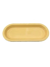 Vintage Fiesta Original Yellow Utility Tray Celery Dish Plate with small marks