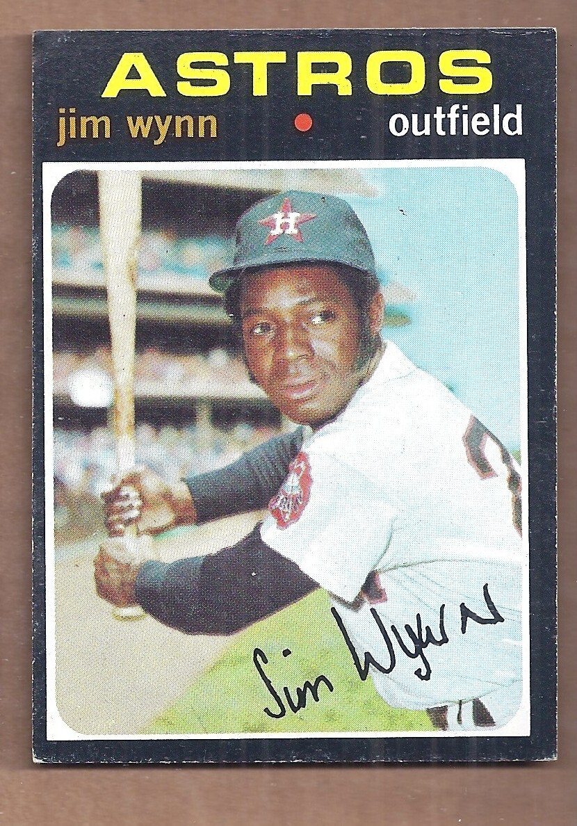 1971 Topps #565 Jim Wynn Baseball Card Centered EX Condition
