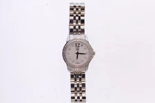 ESQ Ladies Stainless Steel Quartz Diamond Bezel Mother of Pearl Dial Watch