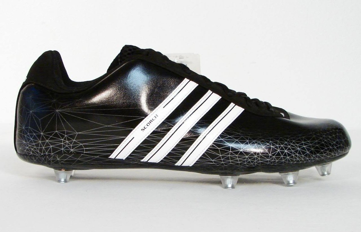 Adidas Scorch D Low Football Cleats Removable Cleats Mens Black