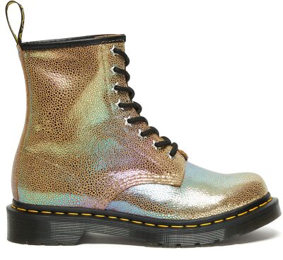 Dr. Martens 1460 Rainbow Ray Iridescent Leather Boots Women's 6 New With Tags