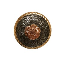 Mixed Metal Wild Rag Cowboy Scarf Slide by M&F Western Products