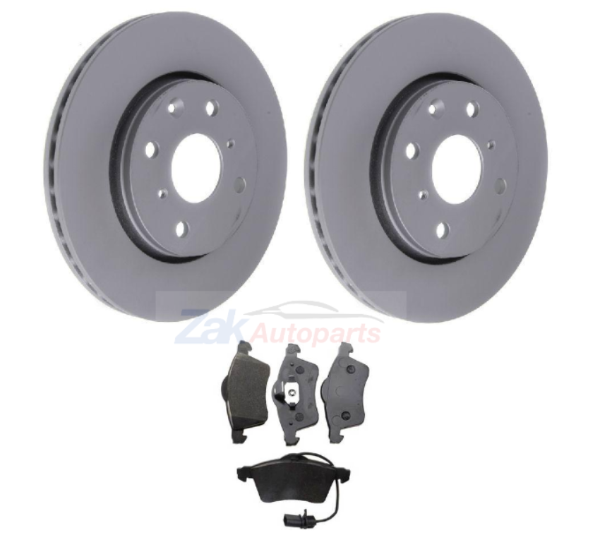 FRONT BRAKE DISCS & PADS For TOYOTA AYGO 1.0 2005-2015 DISC x 2 PAD SET ...