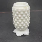 Vintage Fenton White Milk Glass Hobnail Footed  Shaker Base No Lid Single Shaker