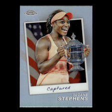 Sloane Stephens #CTD-SS 2024 Topps Chrome Captured Tennis Card NM