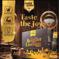 CHOCO ALBAB PREMIX BEVANDA AL CIOCCOLATO BELGA (30G x 20 bastoncini e POLVERE)