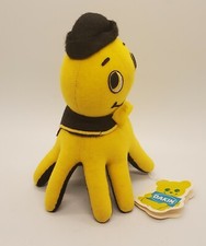 1984 Dakin dream pets davy jones octopus vintage plush yellow black