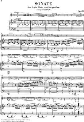 G. Henle Verlag Sonata for Piano and Violin F Major Op. 24 (spring